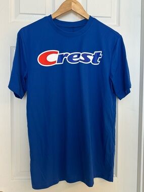 Nike Crest Logo Graphic Tee Blue Men’s Small NWT